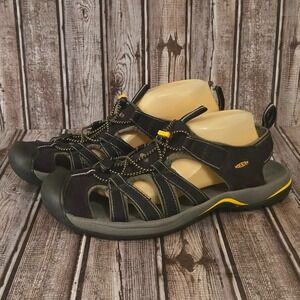 Sz 12 Mens Keen Clearwater CNX Outdoor Sports Sandals Pull On Bumper Toe VGUC!